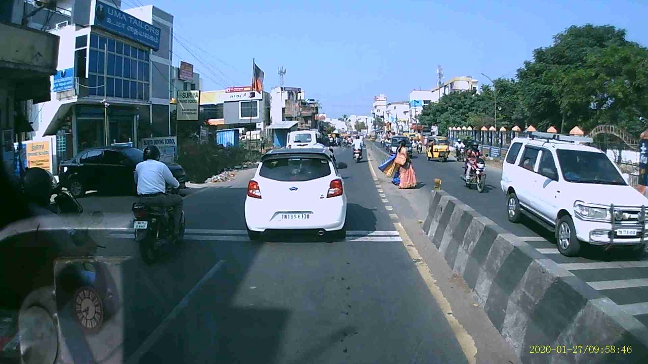 Dash cam,Chennai driving style(1) YouTube