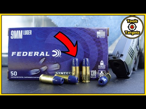 Smurf Rounds!...Federal Syntech 9MM Self-Defense AMMO Test!