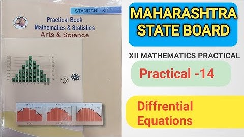 12th Math Practical Book | 12th Mathematics & Statistics | HSC Math Handbook all Solutions