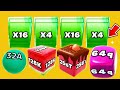 Jelly Run 2048 Mode Run vs Ball Run Game | 4 Shape 256T Power Run 32A 64Q speed run