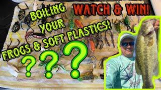 How to Cook your Hollow Body Frogs & Soft Plastic Baits! screenshot 4