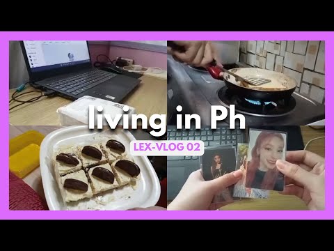 PH VLOG ⚝ Starting my channel, unboxing photocards, cleaning, cooking | LEX-VLOG 02