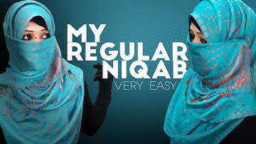 EVERYDAY HIJAB TUTORIAL WITH NIQAB | FULL CHEST AND BACK COVERAGE | NIQABEE