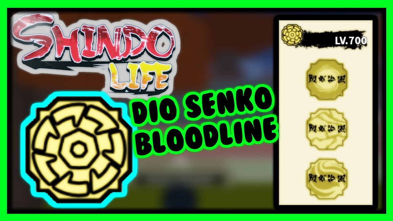 NUEVO CODIGO DE SHINDO LIFE CODES ROBLOX *ACTUALIZACION* BLOODLINES DIO  SHENKO, Shinobi life 2 