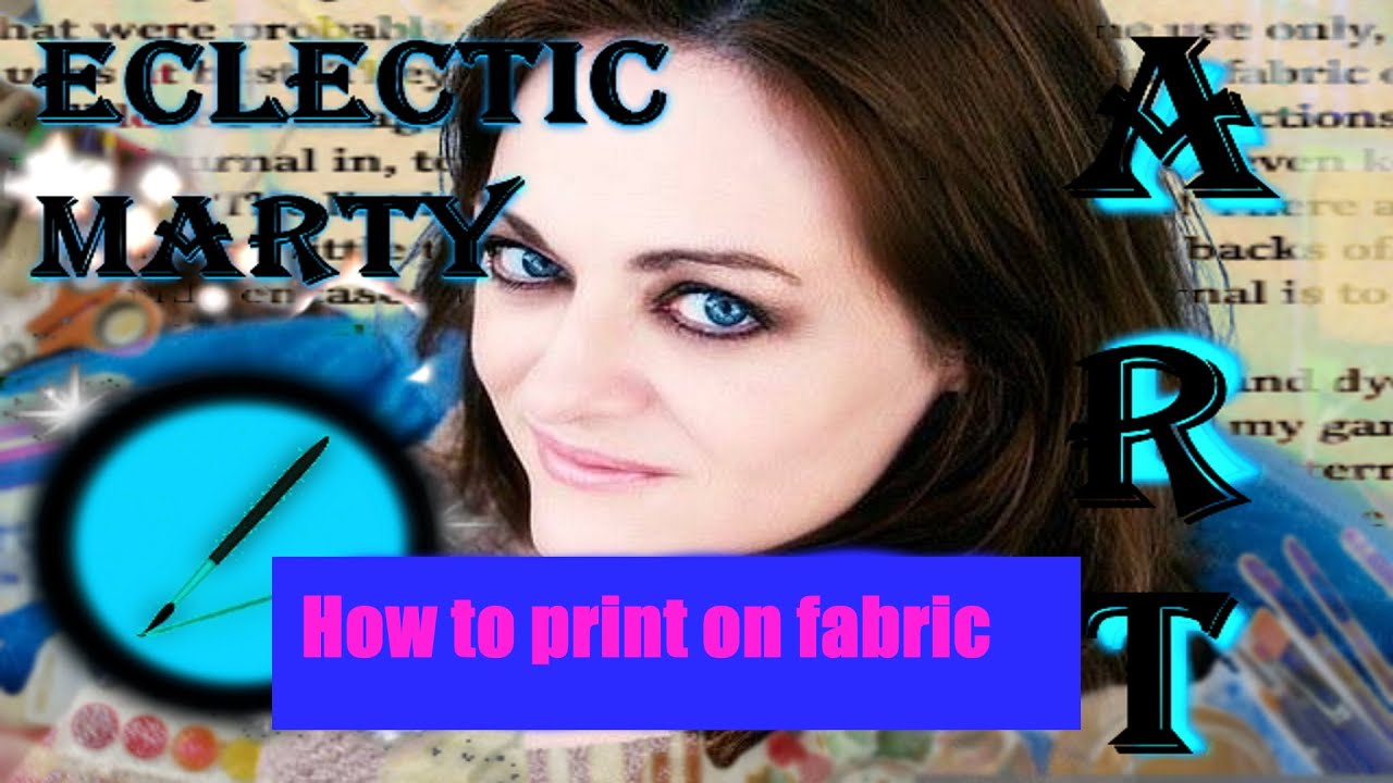 How To Print On Fabric Using Freezer Paper **Quick Tip** YouTube
