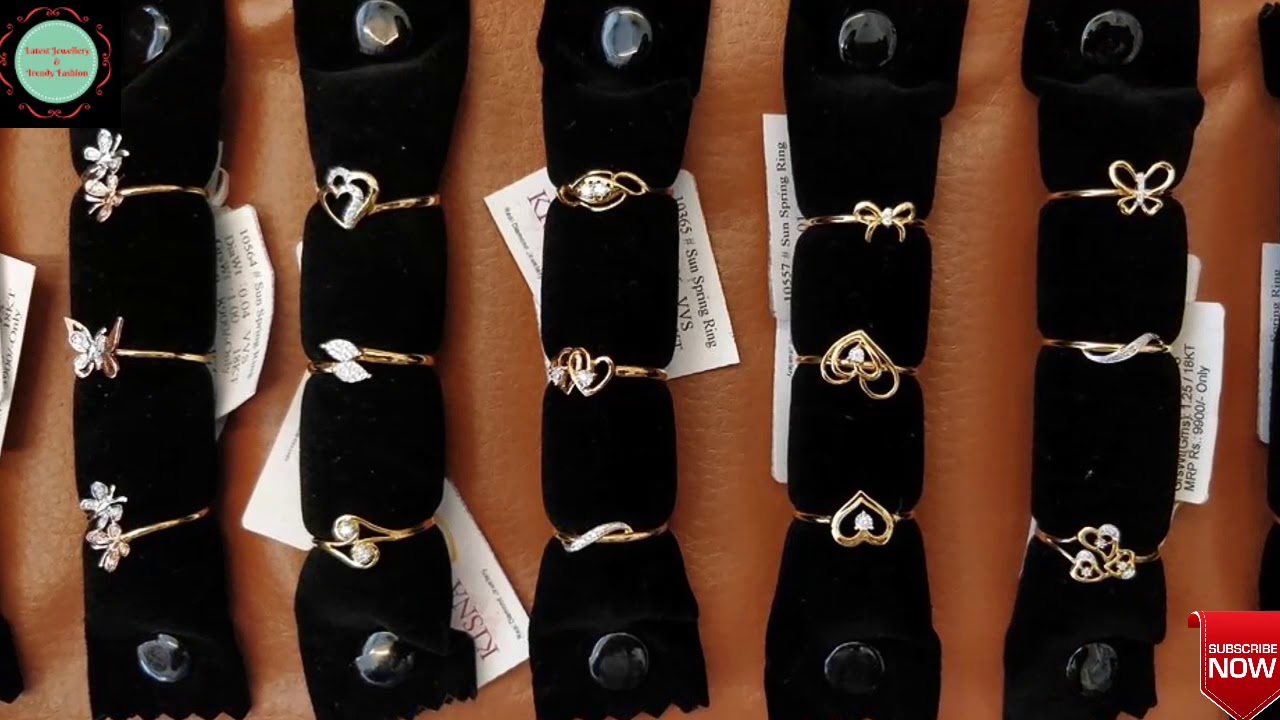 Latest Daily Wear Gold Rings Designs For Women YouTube