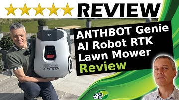 ANTHBOT Genie Robotic Lawn Mower Review: The Future of Lawn Care!