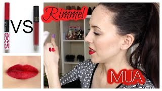 Rimmel Provocalips VS MUA Velvet Lip Lacquer: Review/First Impression Rimmel Provocalips VS MUA Velvet Lip Lacquer: Review/First Impression