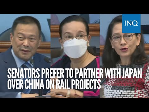 Senators prefer to partner with Japan over China on rail projects - Senators prefer to partner with Japan over China on rail projects