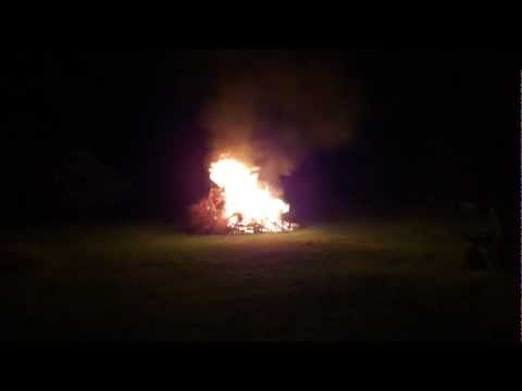 Broad Acre Farm bonfire explosion