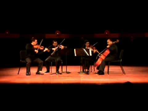 Mendelssohn String Quartet in D major Op 44 first mov. part1.mpg