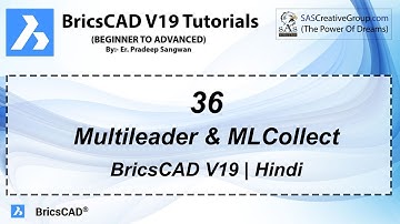 BricsCAD V19 Tutorial 36: How to use Multileader & MLCollect Command in BricsCAD | With Example