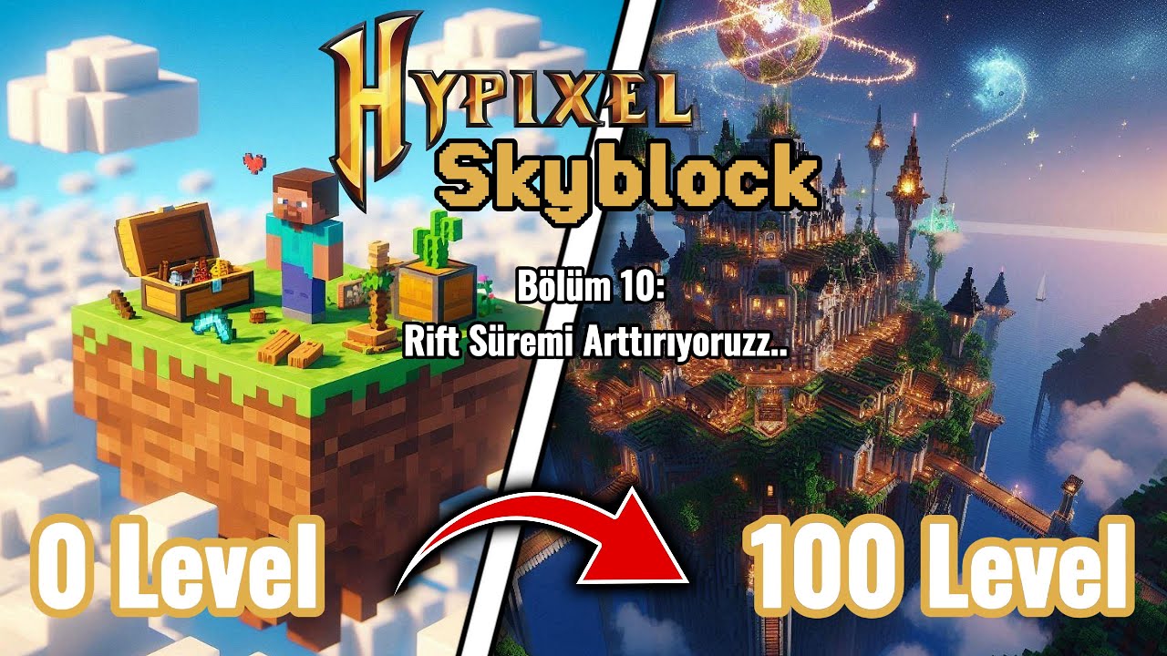 Minecraft Hypixel Skyblock | Bölüm 10 | Rift süremi artırıyoruz ⌛ - YouTube