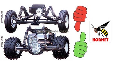 Tamiya Hornet Upgraded Front Oil Shocks