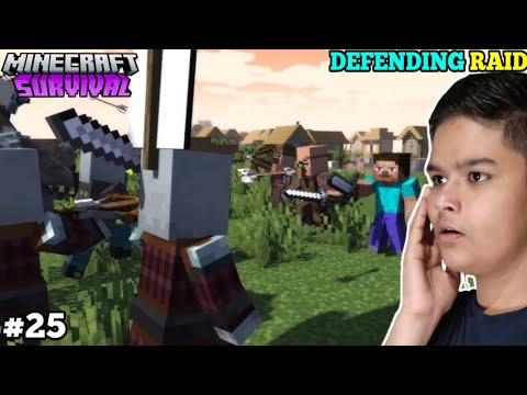 CAN I DEFEND PILLAGER'S RAID ON MY CASTLE | MINECRAFT#25 - YouTube