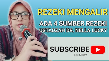 Ustadzah Dr.Nella Lucky || ada 4 Sumber Rezeki