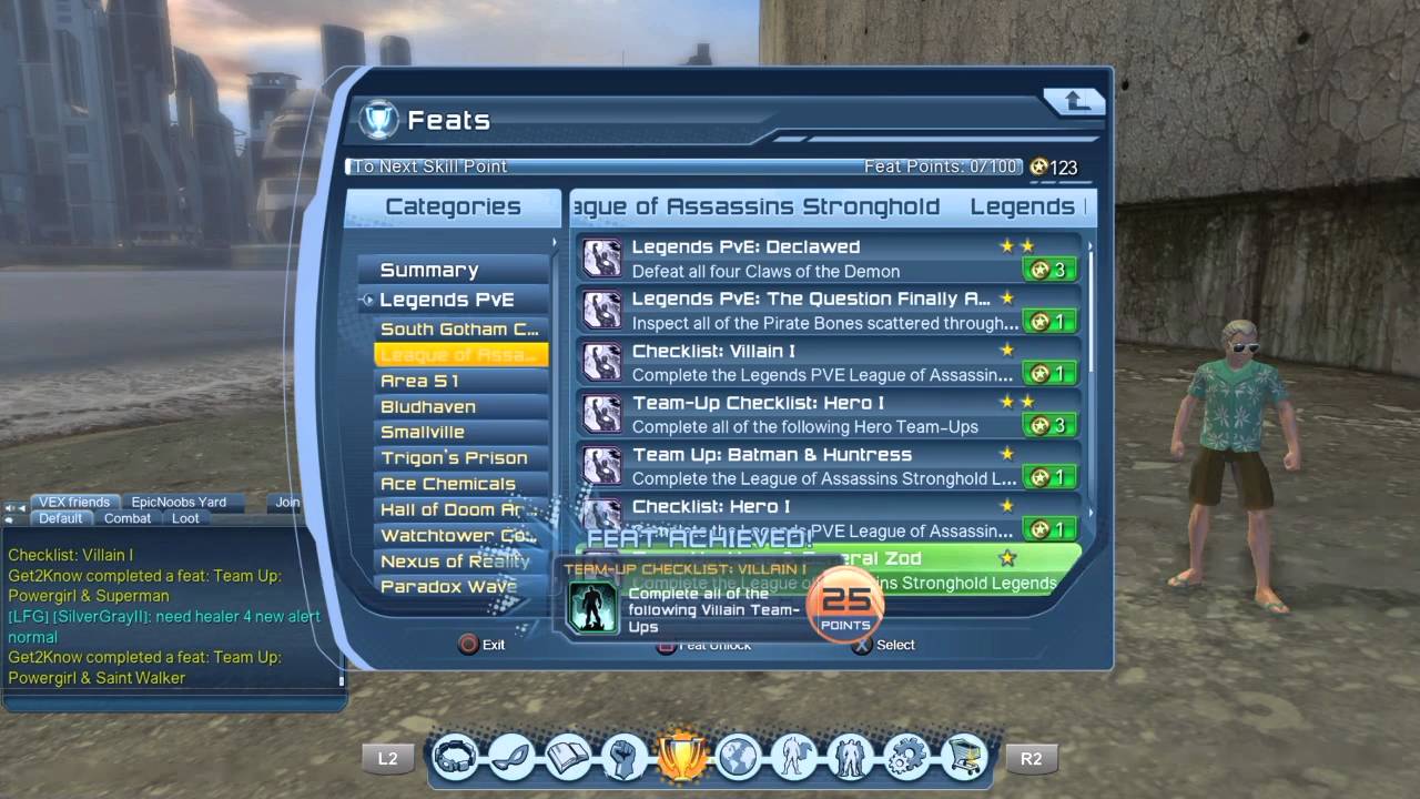 DCUO SKILL POINT TIPS AND TRICKS REGARDING FEAT REPLAYS YouTube