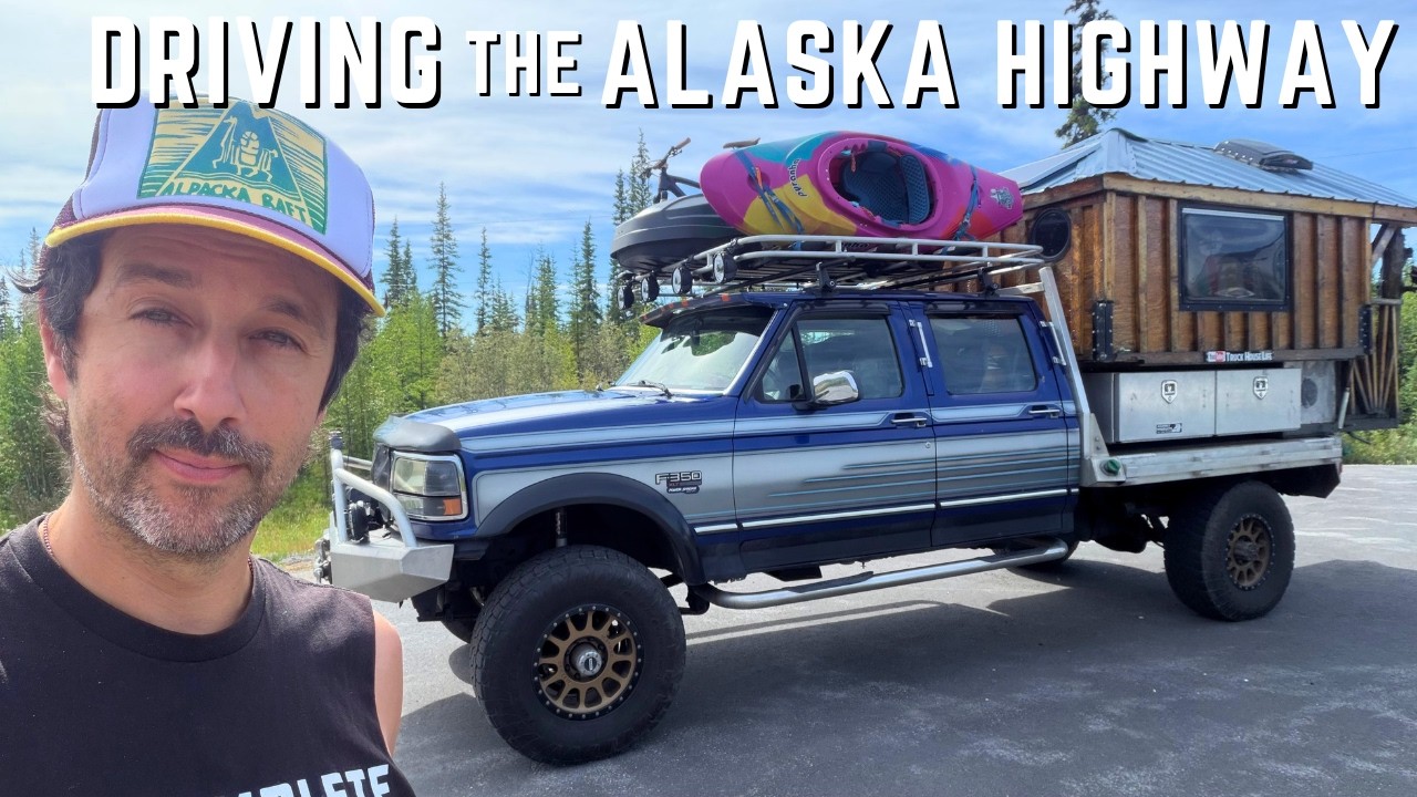 Driving Two 30-Year-Old Ford Trucks Across The Alaska Highway | Crossing The Canada / US Border