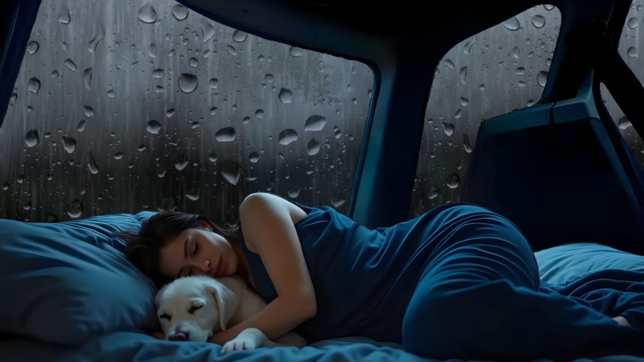 Sleep Deeply with Catastrophic Rain & Thunder Pouring on Rickety Car in Storm at Night