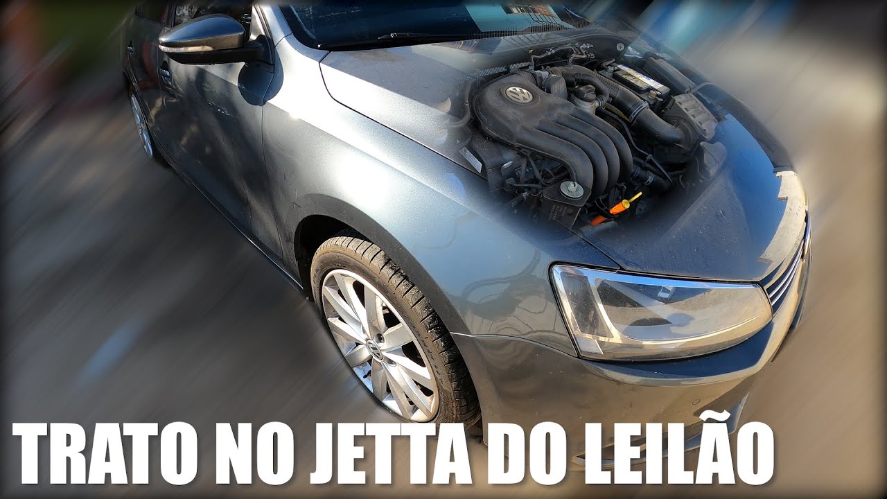 TRATO NO JETTA DO LEILÃO, LAVEI ATÉ O MOTOR!