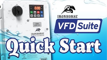 IronHorse ACN NEMA 4X VFD Configuration Software from AutomationDirect