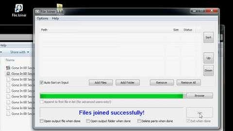 How to join .001 files with File Joiner