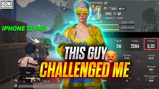 1VS1 TDM WITH REDMI NOTE 8 PRO AGAINST 10K SUB YOUTUBER CHALLENGED ME #bgmi#redminote8pro#pubgmobile