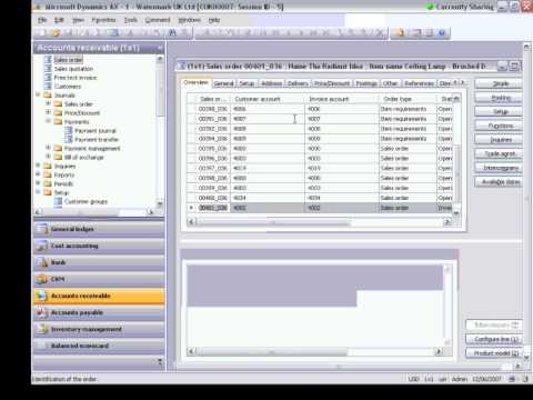 AX Remote Training Program RTP FINANCE Week 5