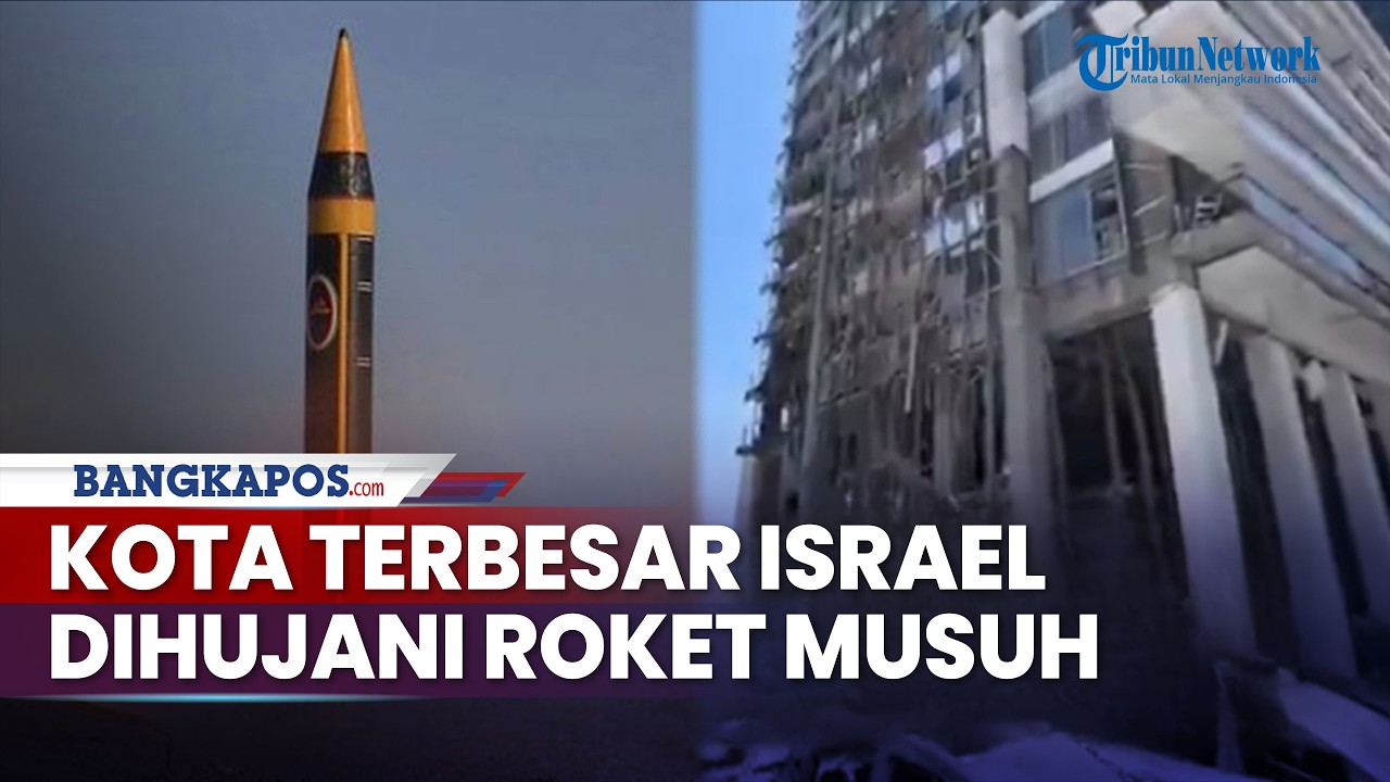 Kota Terbesar Israel hingga Tel Aviv Dihujani Roket Sekutu Iran, Kapal Nuklir AS Dihantam Drone IRGC