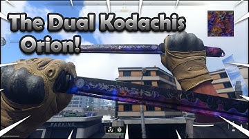 Unlocking Dual Kodachis Orion Camo! Modern Warfare 2!