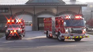 *Screaming Q + Air Horn* Unified Fire Authority Engine 101 And Ambulance 101 Responding
