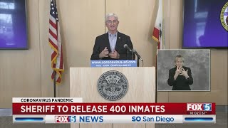 Sheriff To Release 400 Inmates