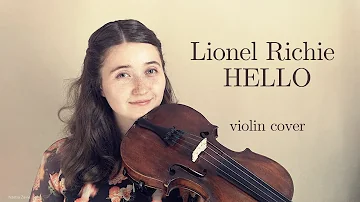 Lionel Richie | HELLO | violin cover