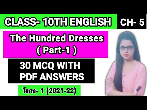 Extra Questions for The Hundred Dresses Part 1 Class 10 English First Flight