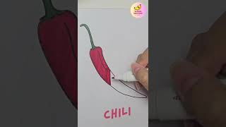 #ระบายสี - Color the chili | Banana Beep BeepEP120 #art #asmr #chili #drawing #relaxing #cute #cool