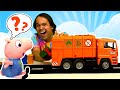 Restaurando a Diversão: George Pig e Astier Buscam as Peças do Brinquedo. Vídeo Infantil.