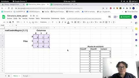 Estructura de datos - Matriz (Matrices) II
