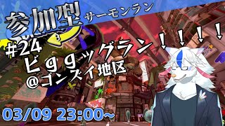 【参加型サーモンラン#24】ビッグラン、もっと開催してほしいです【ケモノ系Vtuber】