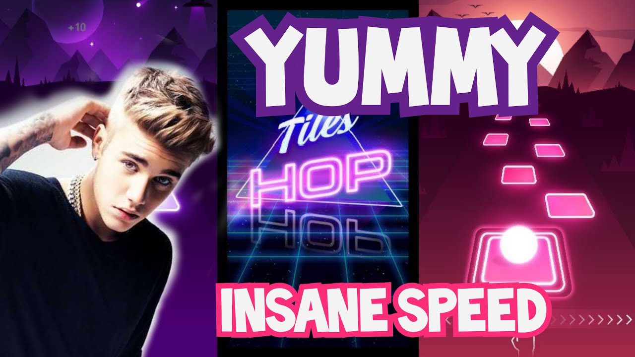 Tiles Hop / Justin Bieber / Yummy / Gameplay Walkthrough YouTube