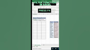 Filter Data Dynamically with the Excel FILTER Function #exceltech #excelhacks  #exceltips