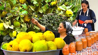 קטפנו חבושים טריים מהגינה והכנו עוגת ריבה וג'לי