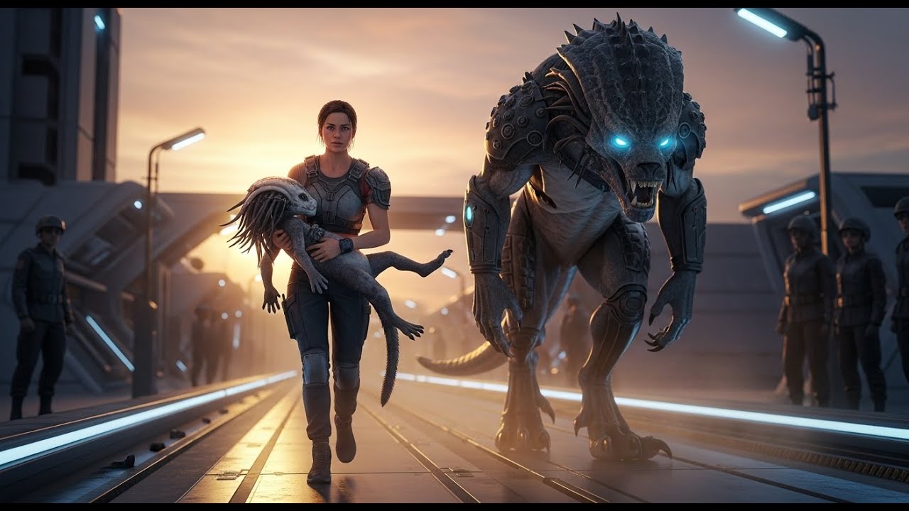 An Exhausted Cub Collapsed on the Track — The Human Carried It, and the Alpha Followed in Silence