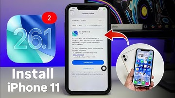 iOS 26.1 Beta 2 - How to Install iOS 26.1 Beta 2 Update on iPhone 11