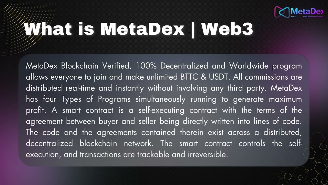 MetaDexcc introduction 