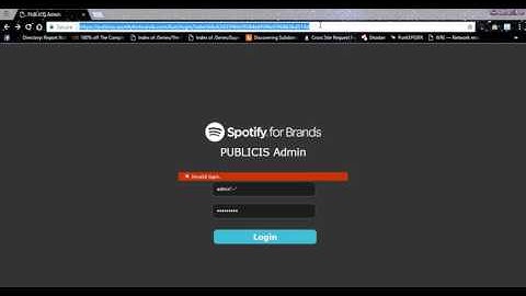 Spotify PUBLICIS Admin Account Takeover due to Weak Password | Bug Bounty POC