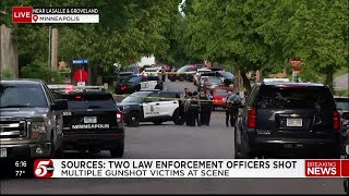 Sources: 2 officers, multiple civilians shot in Minneapolis