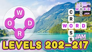 Crossword Jam Levels 202 - 217 Answers