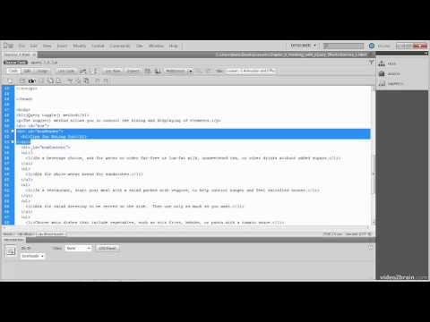 08 01 Hiding and Showing Elements with toggle