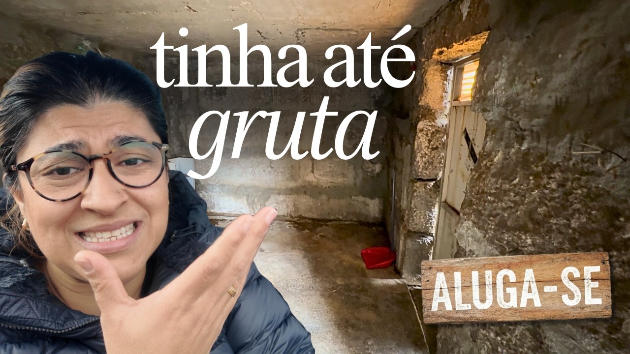 VISITAMOS OUTRA CASA EM PORTUGAL | Tinha até gruta nessa!