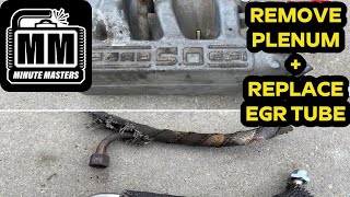 How to Remove Ford F150 5.0 Upper Intake Manifold + Replace EGR Tube